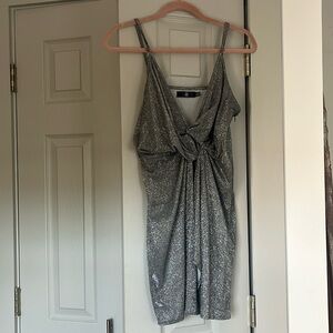 Misguided sparkle mini dress